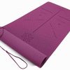 Ewedoos Eco Friendly Yoga Mat with Alignment Lines