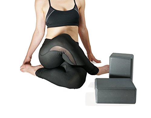 Unlock Yoga Mastery with Dimok Yoga Blocks and Strap Set - Enhance Flexibility, Release Tension, and Achieve Balance and Strength