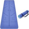 Non-Slip Yoga Mat with Alignment Lines: Align Your Practice, Elevate Your Journey
