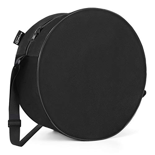 Stay organized and protected: The Waterproof Oxford Yoga Wheel Bag - Thickened Double Layer, Large Capacity, Double Zipper and Adjustable Strap.