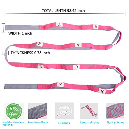 41TIYWaL97L KerKoor Yoga Stretch Out Hamstring Strap