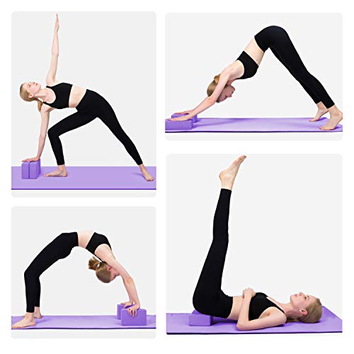 41To1t75nJL Yoga Block High Density EVA Foam Brick Supportive Latex-Free