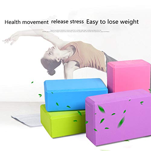 41U0ejBsQ7L Yoga Blocks 2Pack Set for Women 9" 6" 3" High Density