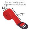 HemingWeigh Yoga Kit - Red Yoga Mat Set Includes Carrying Strap