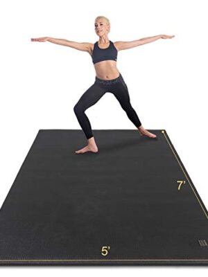 Gxmmat Large Yoga Mat Non-Slip 7’x5’x9mm