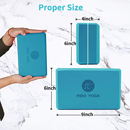 PIDO YOGA Block (Set of 2) - High Density EVA Foam Blocks