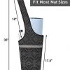 IUGA Yoga Mat Bag with Large Size Pocket, Inner Zipper Pocket