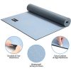 Wide Yoga Mat for Pilates Stretching, Exercise Mat
