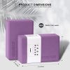 GYSPOR Yoga Blocks 2 Pack Set 9"x6"x3" with Yoga Strap