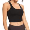 Lemedy Women Racerback Sports Bra Removable