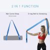 A AZURELIFE Premium Polyester Cotton 2 in 1 Yoga Mat Strap