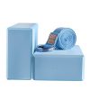 YIZAN Yoga Block Yoga Foam Blocks Plus Strap