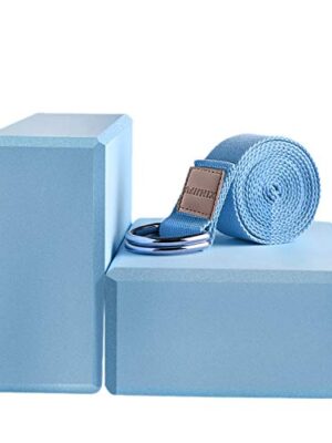 YIZAN Yoga Block Yoga Foam Blocks Plus Strap