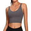 Yoga Women Sports Bra Longline Crop Tank Top