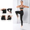 LEINIDINA Cutout High Waisted Yoga Pants with Pockets