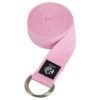 Yansyi Yoga Strap (8ft), Durable Polyester Cotton Exercise Straps