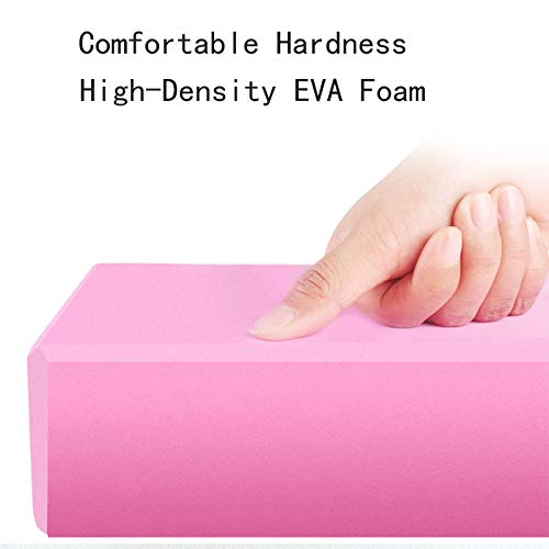 Yoga Blocks 2Pack Set for Women 9" 6" 3" High Density