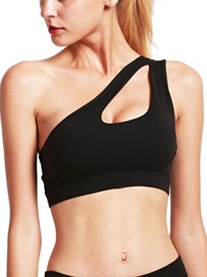 RUNNING GIRL One Shoulder Sports Bra Workout
