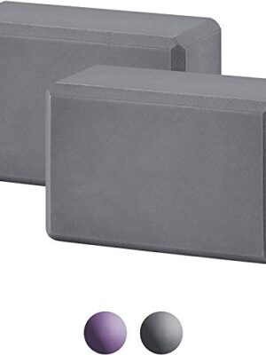 NORYER Yoga Block 2 Pcs High Density EVA Foam