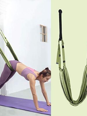 Yoga Waist Stretch Strap with Door Anchor