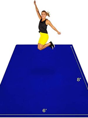 Large Exercise Mat 8' x 6' x 7mm | Ultra-Durable Non-Slip