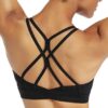 RUNNING GIRL Strappy Sports Bra for Women Sexy