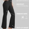 High Waisted Boot-Cut Yoga Pants Tummy Control
