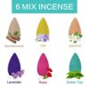 SUNTA 270pcs Backflow Incense Cones 100% Natural