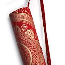 ICC Black Gold Mandala Full-Zip Exercise Yoga Mat Carry Bag