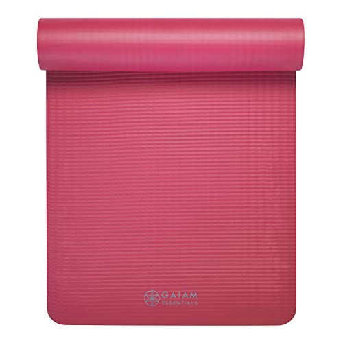 41XtEGcagYL Workout: Essentials Thick Yoga Mat with Easy-Cinch Strap