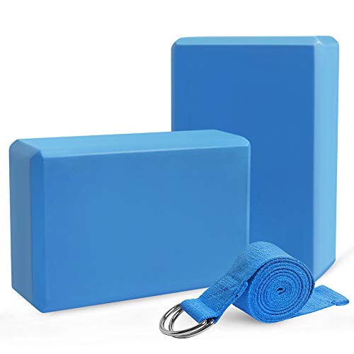 Yoga Blocks Set Non-Slip Lightweight Exercise Bricks