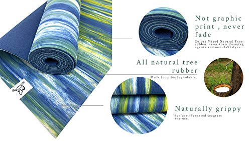 41Y1UFIp7jL Tiggar Yoga mat - 100% Eco Friendly, Natural Rubber Material