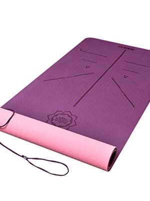 DAWAY Wide Thick TPE Yoga Mat - Y8 Eco Friendly Pilates Mats