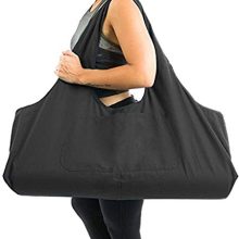 OliviaLiving Zip Yoga Mat Bag Large, Cotton Canvas