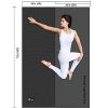 CAMBIVO Large Yoga Mat, Wide Exercise Mat 6'x 4' x 8 mm
