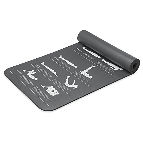 Gaiam Restore Fitness Exercise Mat with Self-Guided Exercise
