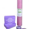🧘‍♀️ Complete 4-Piece Yoga Set – Stylish Mandala Design & Eco-Friendly Materials!
