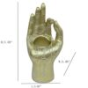 FLJAZCZM Buddha Yoga Candle Holder