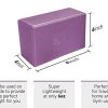 Weight High Density Foam Yoga Blocks and Strap Set