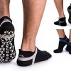 Muezna Men's Non-Slip Yoga Socks, Anti-Skid Pilates