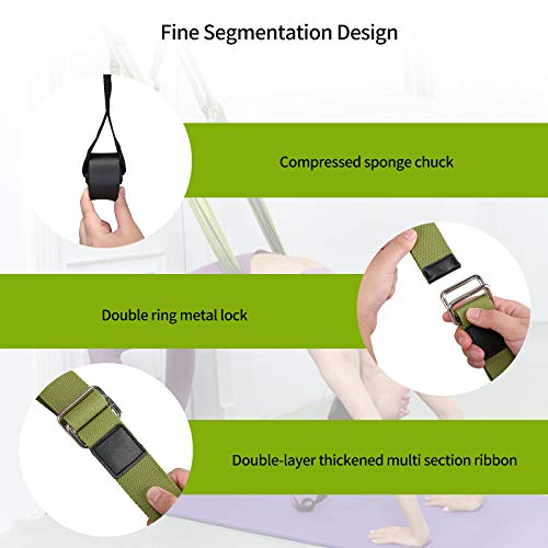 41ZCsWOmazL Yoga Waist Stretch Strap with Door Anchor
