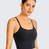 CRZ YOGA Women's Longline Yoga Bra Adjustable