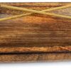Natural Wooden Incense Burner Holder – Elegant Ash Tray with Double Holes for Mixing Scents