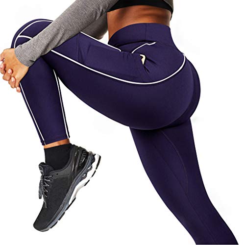 41ZTn7Lw1pL SUUKSESS Women Reflective High Waisted Running Leggings