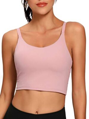 Yoga Adjustable Strap Crop Padded Tank Top Workout
