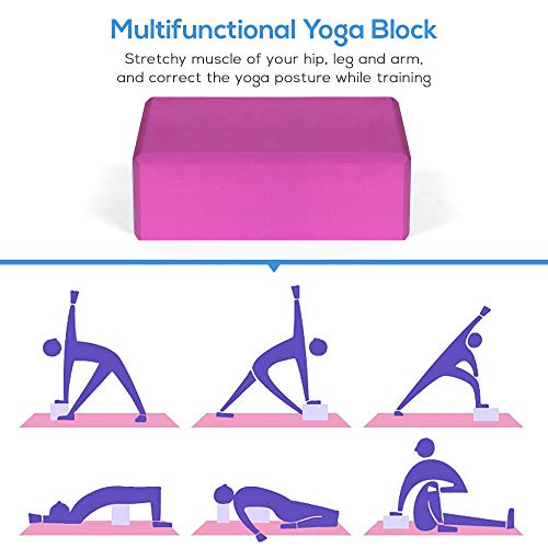 41ZgPNSWpyL Premium Yoga Blocks, Metal D Ring Strap Yogi Set