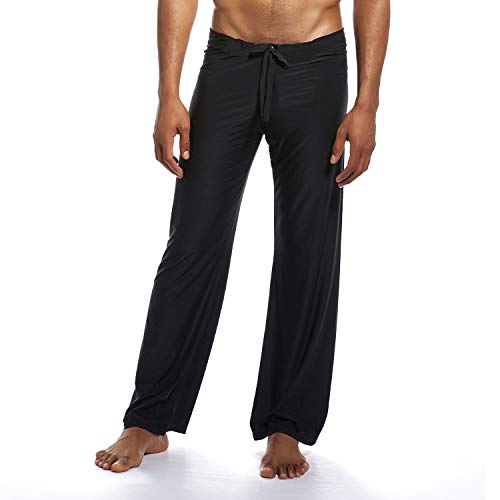 41ZxtkPf6KL LOSIBUDSA Men's Yoga Long Casual Lightweight Elastic Waist