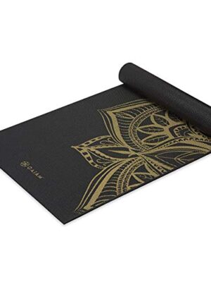 Gaiam Yoga Mat Premium Print Extra Thick Non Slip Exercise