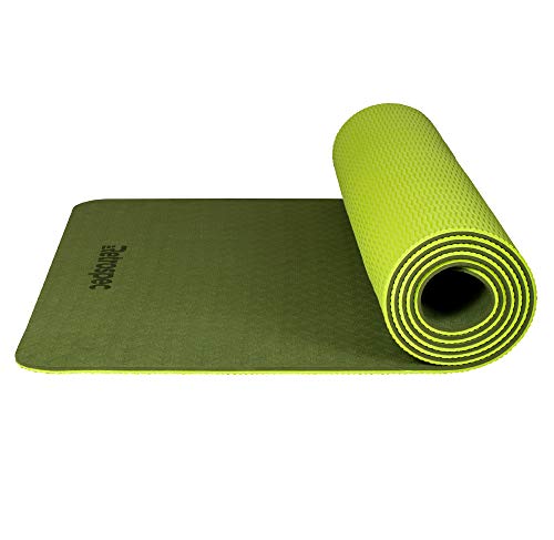 Retrospec Zuma Yoga Mat w/Nylon Strap for Men, Women