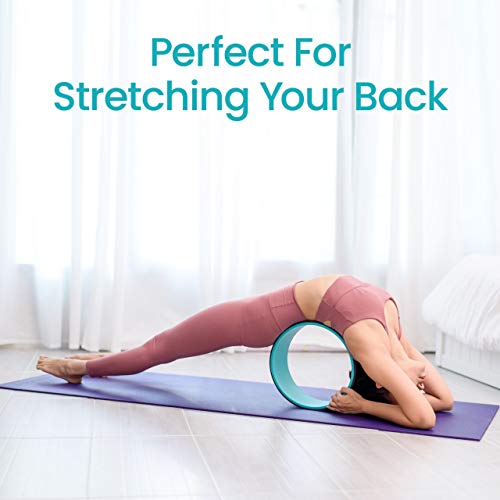 Nature's Integrity Yoga Wheel 13", Yoga Roller for Stretching